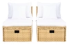 Safavieh Pramla Outdoor Sette With Ottoman In White