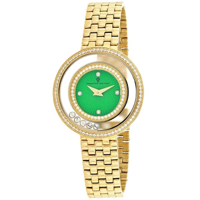 CHRISTIAN VAN SANT WOMEN'S GREEN DIAL WATCH