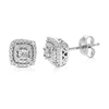 Vir Jewels 1/10 Cttw Round Cut Lab Grown Diamond Stud Earrings In .925 Sterling Silver Prong Set In Silver