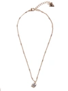 Guess Factory Cubic Zirconia Pendant Necklace In Silver