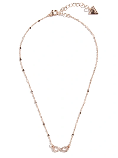 Guess Factory Infinity Bobble Chain Necklace In Gold