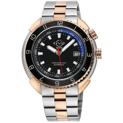 Gv2 Men's Squalo Swiss Automatic Watch In Black