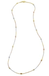 Savvy Cie Jewels 18k Tri Color Italian 20" In White
