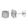Vir Jewels 1/10 Cttw Round Cut Lab Grown Diamond Stud Earrings In .925 Sterling Silver With Push Back In Silver