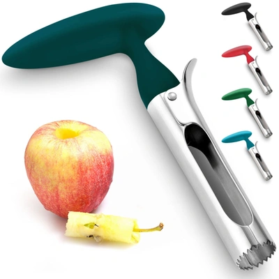 Zulay Kitchen Durable Stainless Steel Premium Apple Corer Remover In Blue