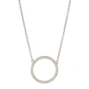 ADORNIA CIRCULAR NECKLACE SILVER