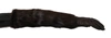 Dolce & Gabbana Brown Elbow Length Mittens Leather Fur Gloves In Brown