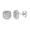 Vir Jewels 1/8 Cttw Round Cut Lab Grown Diamond Stud Earrings In .925 Sterling Silver Prong Set In Silver