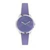 FURLA WOMEN'S METROPOLIS LILLAC DIAL CALFSKIN LEATHER WATCH