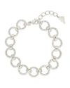 Sterling Forever Molten Chain Bracelet In Silver