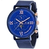 Christian Van Sant Men's Blue Dial Watch In Blue