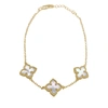 Adornia 14k Plated Flower Bracelet In White