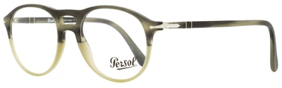 Persol Men's Aviator Eyeglasses Po3202v 1065 Gray Melange/beige 51mm In Grey