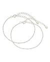 Sterling Forever Sterling Silver Chloe Bracelet Set Of 2