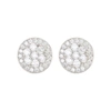 ADORNIA CRYSTAL HALO STUD EARRINGS