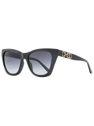 Jimmy Choo Women's Cat Eye Sunglasses Rikki/g/s 8079o Black 55mm In Black / Grey