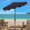 Safavieh Zimmerman 7.5 Ft Square Market Umbrella In White