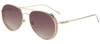 For Art's Sake Links Lg2 Aviator Sunglasses In Purple