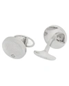 Dunhill Man Cufflinks And Tie Clips Silver Size - Metal In Silver