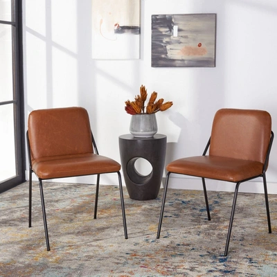 Safavieh Taddeo Side Chair In Brown