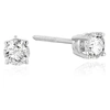 VIR JEWELS 3/8 CTTW VS2-SI1 CERTIFIED DIAMOND STUD EARRINGS 14K WHITE GOLD WITH SCREW BACKS