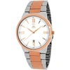 JIVAGO MEN'S SILVER DIAL WATCH