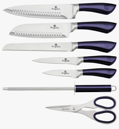 Berlinger Haus 8-piece Knife Set W/ Acrylic Stand Purple Collection