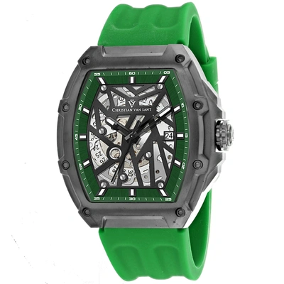 Christian Van Sant Odyssey Watch In Black / Green