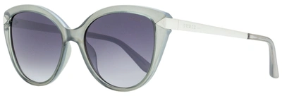 Guess Women's Cateye Sunglasses Gu7658 20c Gray/palladium 56mm In Grey