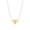 THE LOVERY GOLD PUFFY HEART NECKLACE