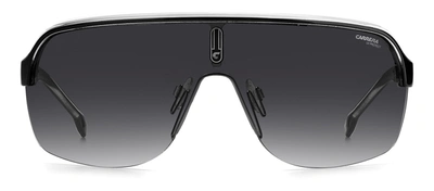 Carrera Topcar 1/n 9o 080s Shield Sunglasses In Black