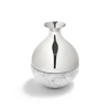 Anna New York Dual Bud Vase Carrara In Silver