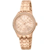 Ferre Milano Classic Quartz Rose Gold Dial Ladies Watch Fm1l116m0261 In Beige