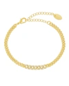 Sterling Forever Winslow Chain Bracelet In Gold