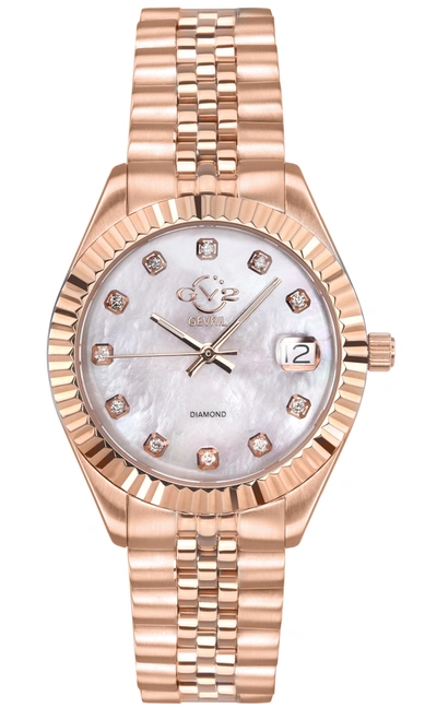 Gv2 Naples Womens Diamond Watch In Gold