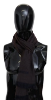 MISSONI 100% CASHMERE UNISEX NECK WRAP FRINGES MEN'S SCARF