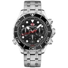 Seapro Mondial Timer Chronograph Quartz Black Dial Mens Watch Sp0150 In Black