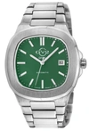 GV2 GV2 Automatic Men's Potente Green Dial 316L Stainless Steel Bracelet Watch