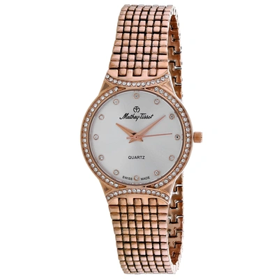 Mathey-tissot Women's Silver Dial Watch In Brown