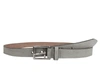 Gucci Mens Silver Light Gray Fabric Leather Belt Buckle 368193 1417 In Grey