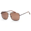 Calvin Klein Brown Gradient Aviator Unisex Sunglasses Ck19314s 717 60 In Brown