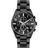 Oceanaut Men's Escapade Black Dial Watch In Black