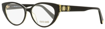 Roberto Cavalli Women's Cateye Eyeglasses Rc5106 005 Black 52mm