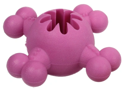 Pet Life Quadra Bone Tpr Treat Dispensing Durabl In Pink