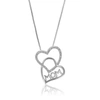 Vir Jewels 1/12 Cttw Lab Grown Diamond Mom Pendant Necklace .925 Sterling Silver 2/3 Inch With 18 Inch Chain In Silver