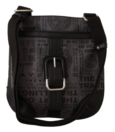 Wayfarer Printed Logo Shoulder Crossbody Purse Women's Bag In Black