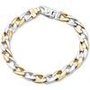 POMPEII3 SOLID 14K GOLD OR PLATINUM 8.5MM CUBAN LINK MEN'S CHAIN BRACELET 32.8 - 50 GRAMS