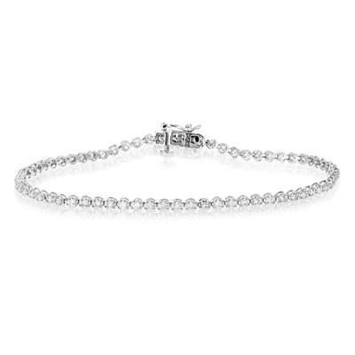 Vir Jewels 1 Cttw 68 Stones Round Diamond Bracelet 14k White Gold Prong Set 7 Inch