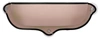 Pet Life Gravity-lounge Suction Cup Kitty Cat Lounger & Bed In Brown