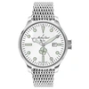 Mathey-tissot Men's Elica White Dial Watch In White
